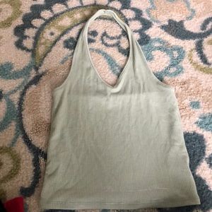 Green tank top